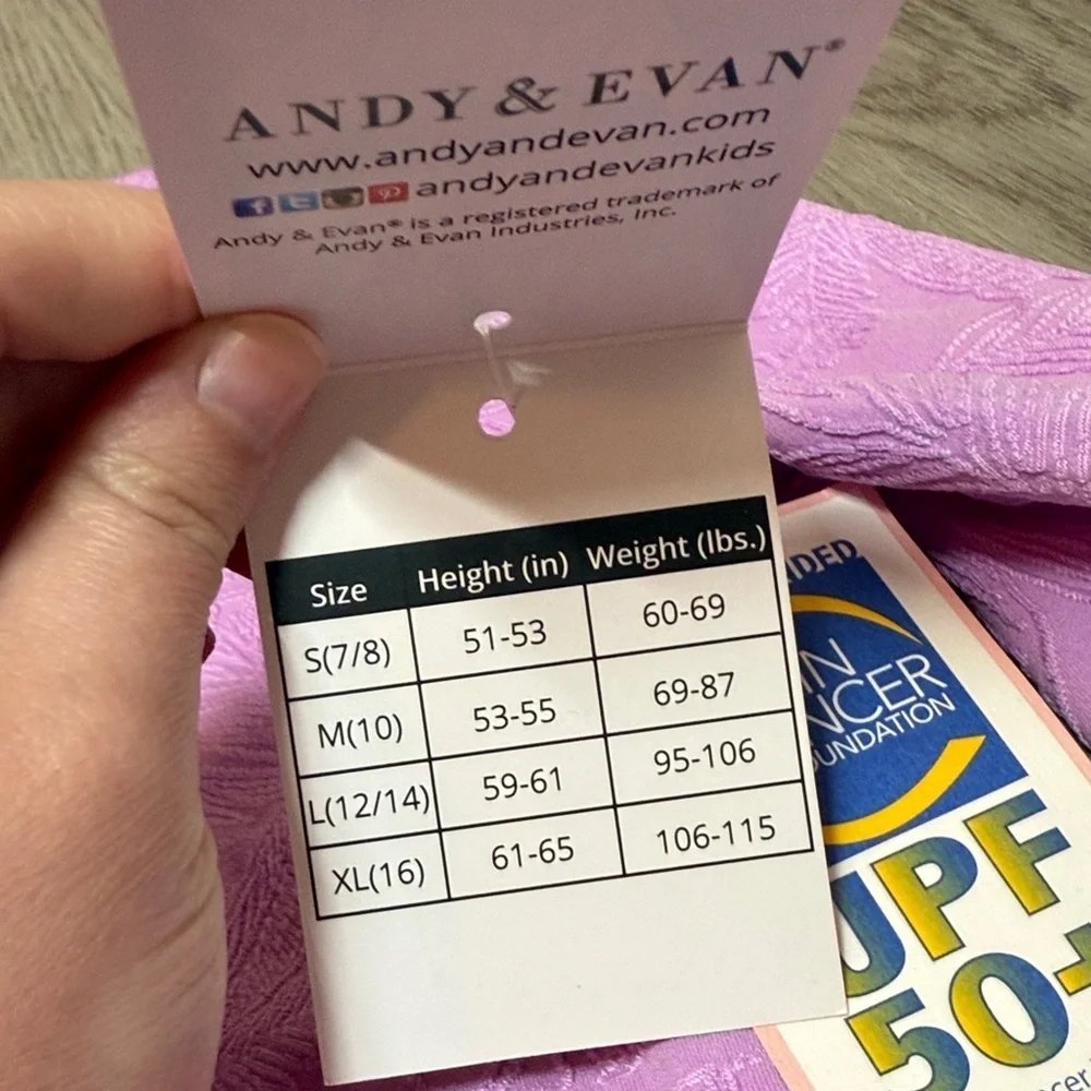 Andy & Evan Kids' Lavender Swim Set